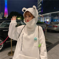 Couples Frog Pullover Sweater for Women
