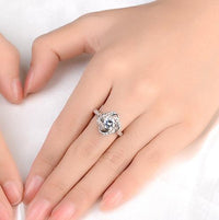 S925 Silver Diamond Ring Jewelry