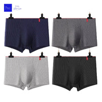 Soft and Breathable Men's Elastic Boxer Shorts