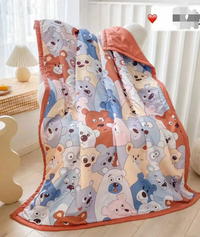 Animal Print Summer Quilt for Living Room or Bedroom