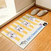 Cartoon Style Non-Slip Crystal Velvet Floor Mat 60x90cm