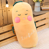 Narrow Eyes Vegetable Pillow - New Design