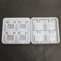DIY Crystal Epoxy Mold for Mickey Pendant, Silicone