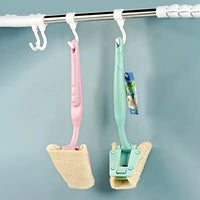 Natural Loofah Cleaning Brush with Long Handle