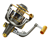 10 Axis Metal Fishing Reel with Handle and Gear