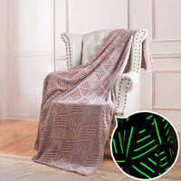 Reversible Glow-in-the-Dark Fleece Blanket for Kids