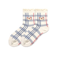 Cute Japanese Cartoon Hand-Painted Women's Socks