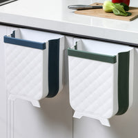 Foldable Wall-Mounted Kitchen Trash Bin for Home Use