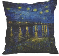 Oil Painting Throw Pillow Cover for Sofa and Car (1pc)