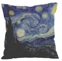 Oil Painting Throw Pillow Cover for Sofa and Car (1pc)