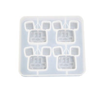DIY Crystal Epoxy Mold for Mickey Pendant, Silicone