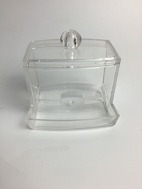Transparent Acrylic Cotton Swab and Makeup Storage Box