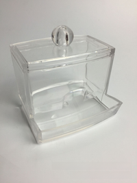 Transparent Acrylic Cotton Swab and Makeup Storage Box