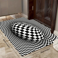 3D Illusion Area Rug - Abstract Geometric Design