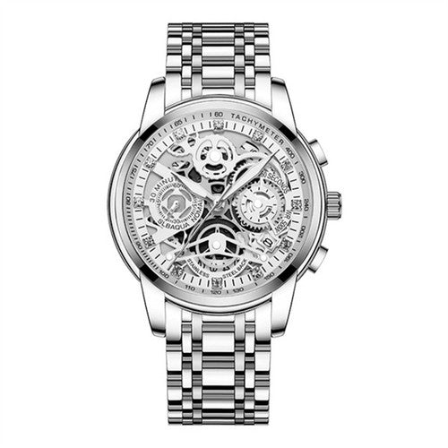 Men's Skeleton Quartz Watch